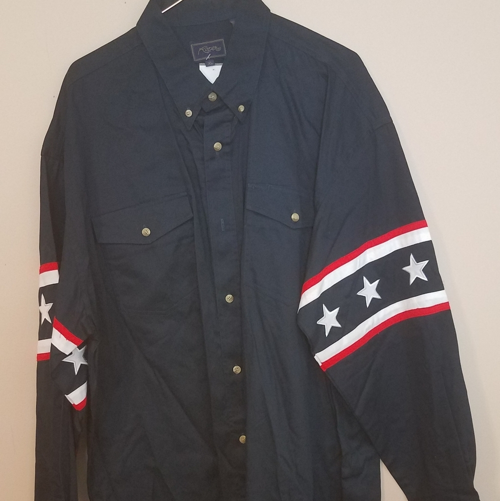 Roper Brand Stars and Stripes Western Shirt